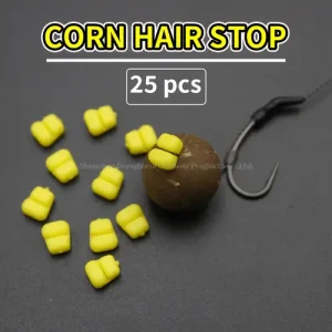 25pcs Carp Fishing Double Corn Hair Stop Up Boilies For Use With Boilies…
