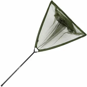 42" Inch Green Carp Landing Net and 2pcs Telescopic Handle Pole Fishing Tackle