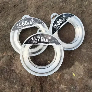 Heavy-Duty Fishing Line, Super Strong Abrasion Resistant Carbon Fluoronylon Leader Line, 16.33KG-39.01KG, Suitable for Freshwater And Saltwater