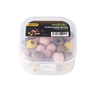 HIRISI 30pcs Carp Fishing Artificial Pop-Up Boilies, Boilies Tackle Parts