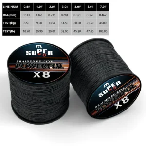 Dali Horse Fishing Line PE Line Asia Special Authentic 500 Meters Super Long Throw 8 Braided Sea Rod Braided Line Fishing Line