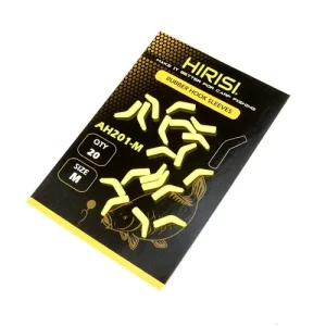 Carp Fishing 20pcs Rubber Hook Sleeves Multi Size Rig Guides For Carp Angling