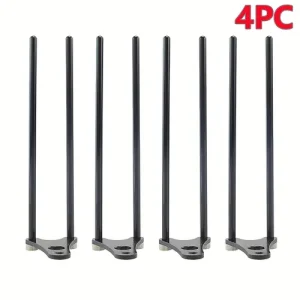 3 4pcs Carp Fishing Bars Ears Aluminium Alloy For Bite Alarms Windproof Anti…
