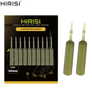 10pcs Carp Fishing Chod Buffer Sleeves 50mm Rig Buffer Tubes For Chod Rig Setup