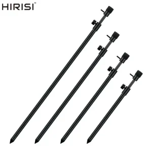 HIRISI Carp Fishing Adjustable Bank Stick, Telescopic Fishing Rod Rest for Carp Angling, Multi-Size 25-90Cm
