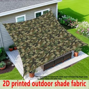 2d Flat Printing 1pc Tent Tarp Large Outdoor Thickened Sunshade Canopy Dark…
