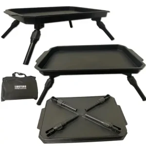 Brand Black Fishing Bait Table Carp Coarse Tackle Lightweight