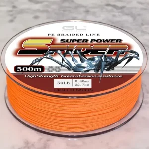500 Braid 100 Pe Orange Braided Fishing Line 8 80lb Test For Freshwater…