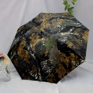 Folding Umbrella The Umbrella Features A Camouflage Pattern With Overlapping In…