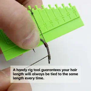 1pc Carp Fishing Tool Hair Guage for Carp Ronnie Hair Rigs Hooklink Carp Croase Method Feeder Fishing Tackle Accessories