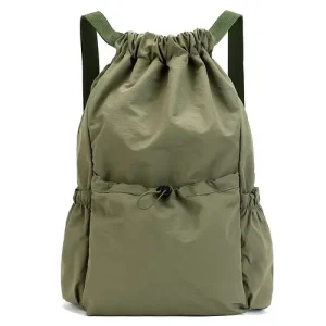 Unisex Portable Backpack Made from High-quality Fabric with Adjustable Shoulder Straps. The Bag Is Foldable for Compact Storage, Saving Space. Lightweight yet Spacious, It's Suitable for Outdoor Sports, Fitness Outings, Hiking Trips, and Daily