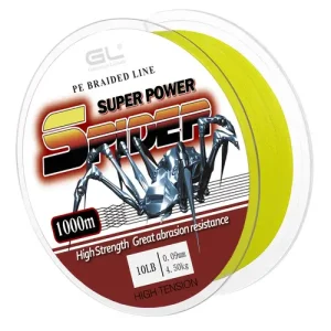 1000m Hi Vis Yellow Pe Braided Fishing Performance For Saltwater Or Abrasion…