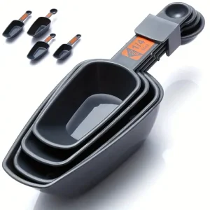 This 4pcs Measuring Spoon Set Is Perfect For Measuring Wet And Dry Ingredients…