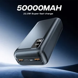 50000mAh External Battery Portable Charger, USB Power Bank 22.5W, PD3.0 Quick Charge Function, 3 Inputs And 3 Outputs, Mobile Phone Charger Battery Co