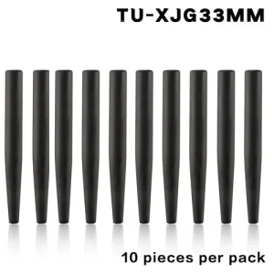 10pcs Rubber Tip Tube Carbonized Powder Tpe Anti Sleeves Carp Fishing Rig…